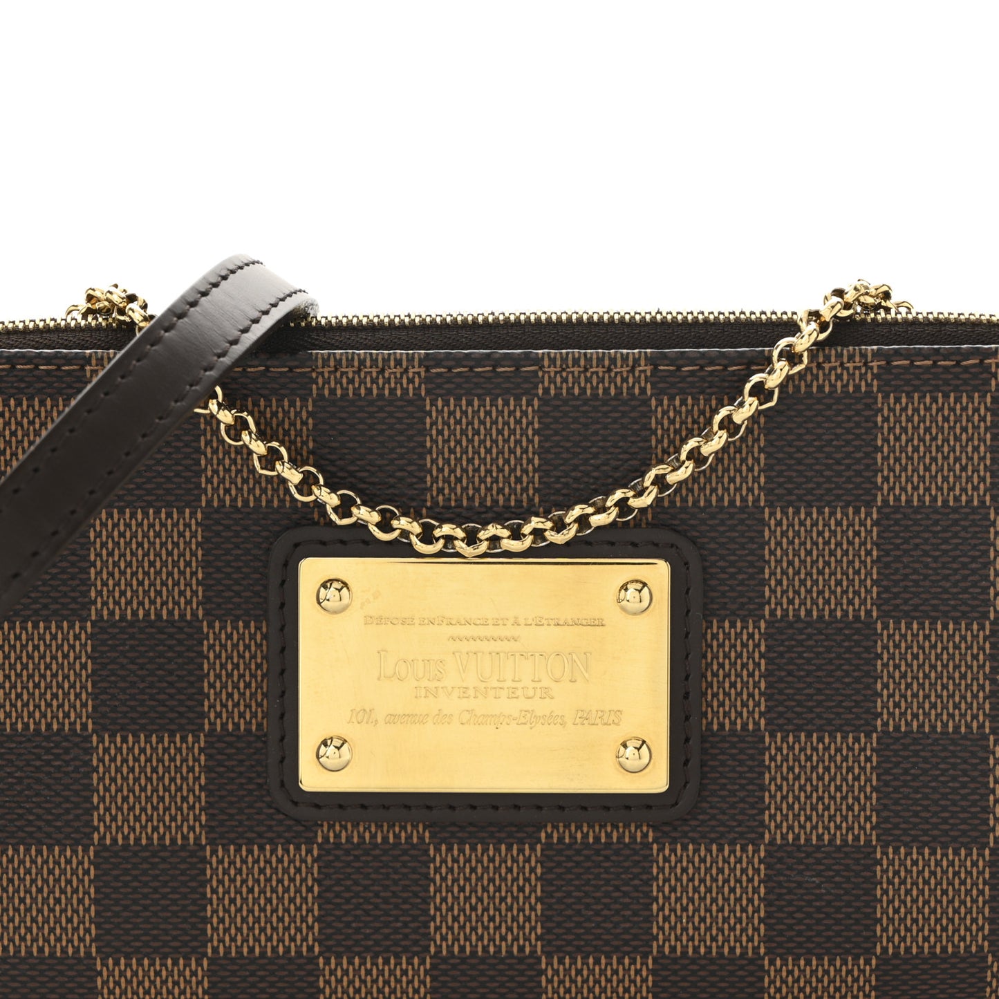Damier Ebene Eva Clutch