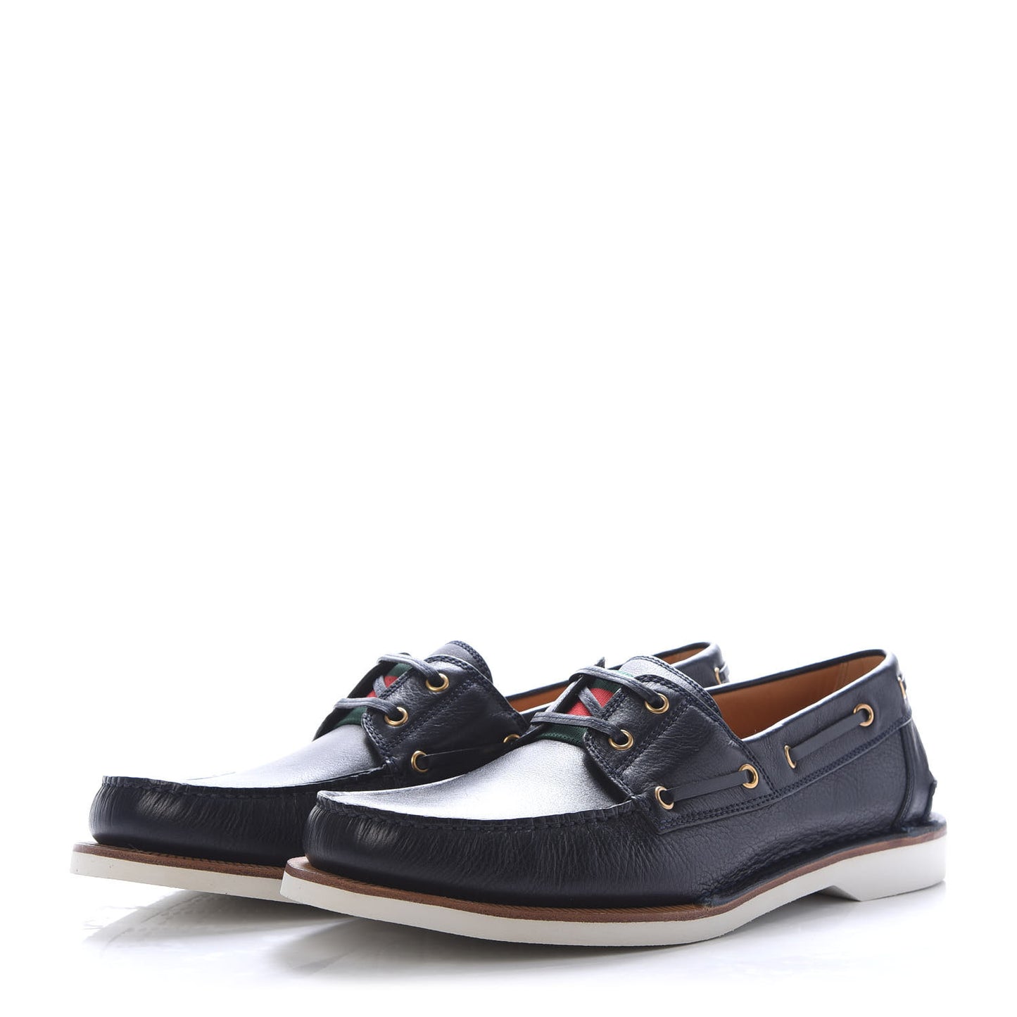 Calfskin Mens Delta Boat Loafer 10.5 Blue