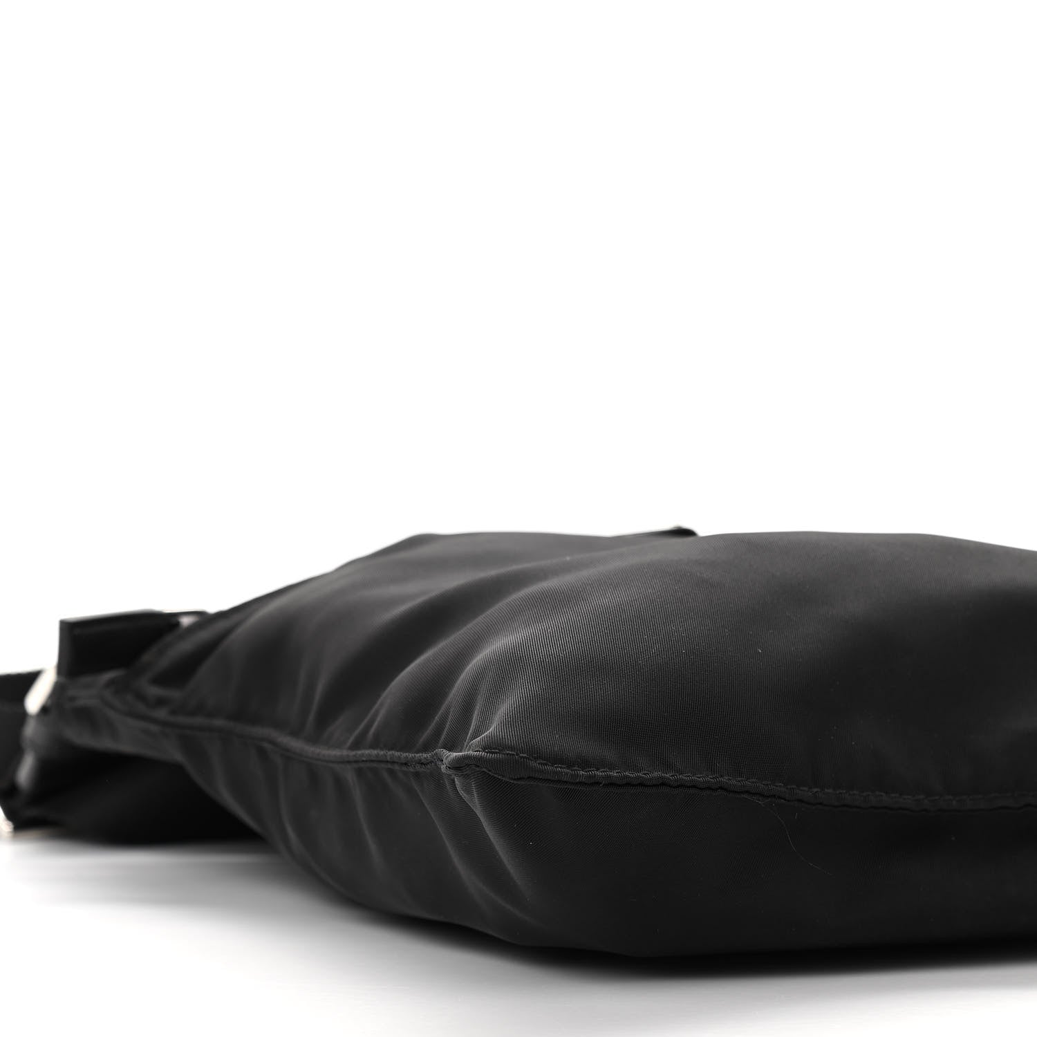 Prada Nylon Vela Flat Messenger Bag Black 8 of 9