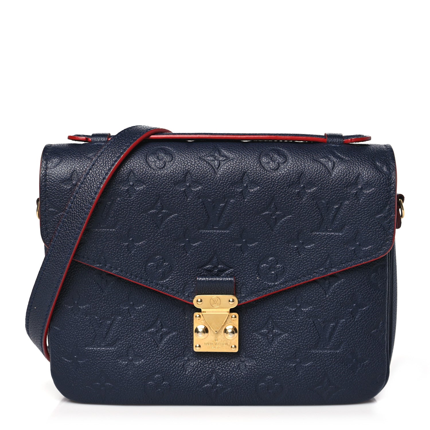 Louis Vuitton Empreinte Pochette Metis Marine Rouge 1 of 9