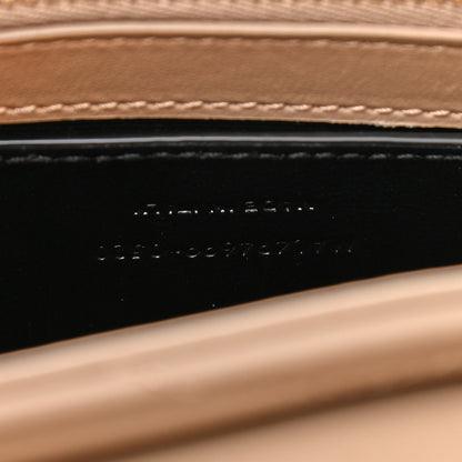 Saint Laurent Calfskin Y Quilted Monogram Small Loulou Chain Satchel Dark Beige 7 of 11