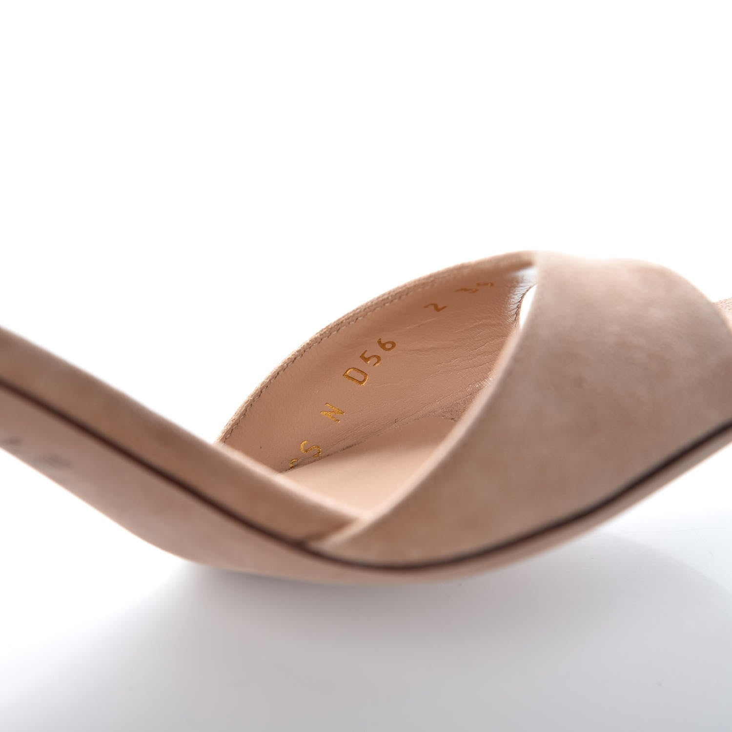 Valentino Garavani Suede Bow Ankle Strap Sandals 39 Camel Rose 9 of 19