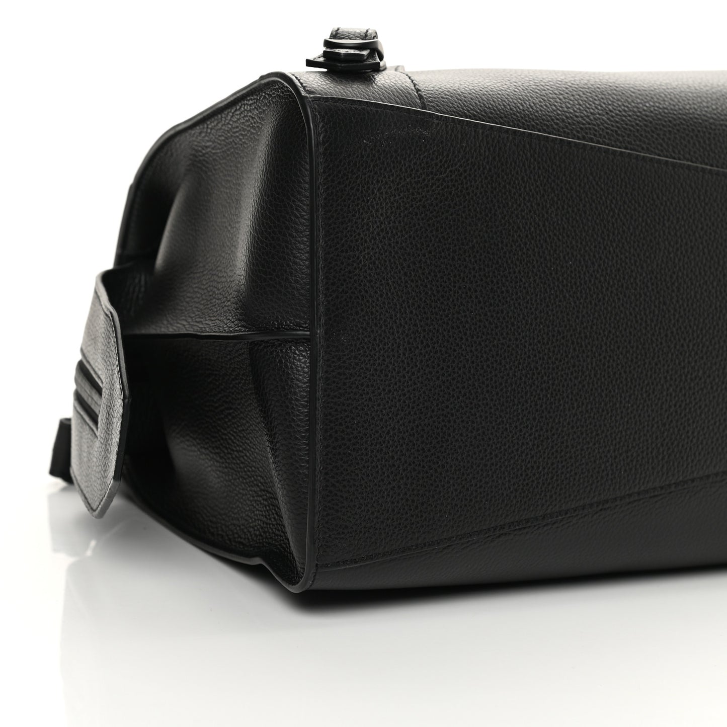 Grained Calfskin Neo Classic Black Hardware Medium City Black