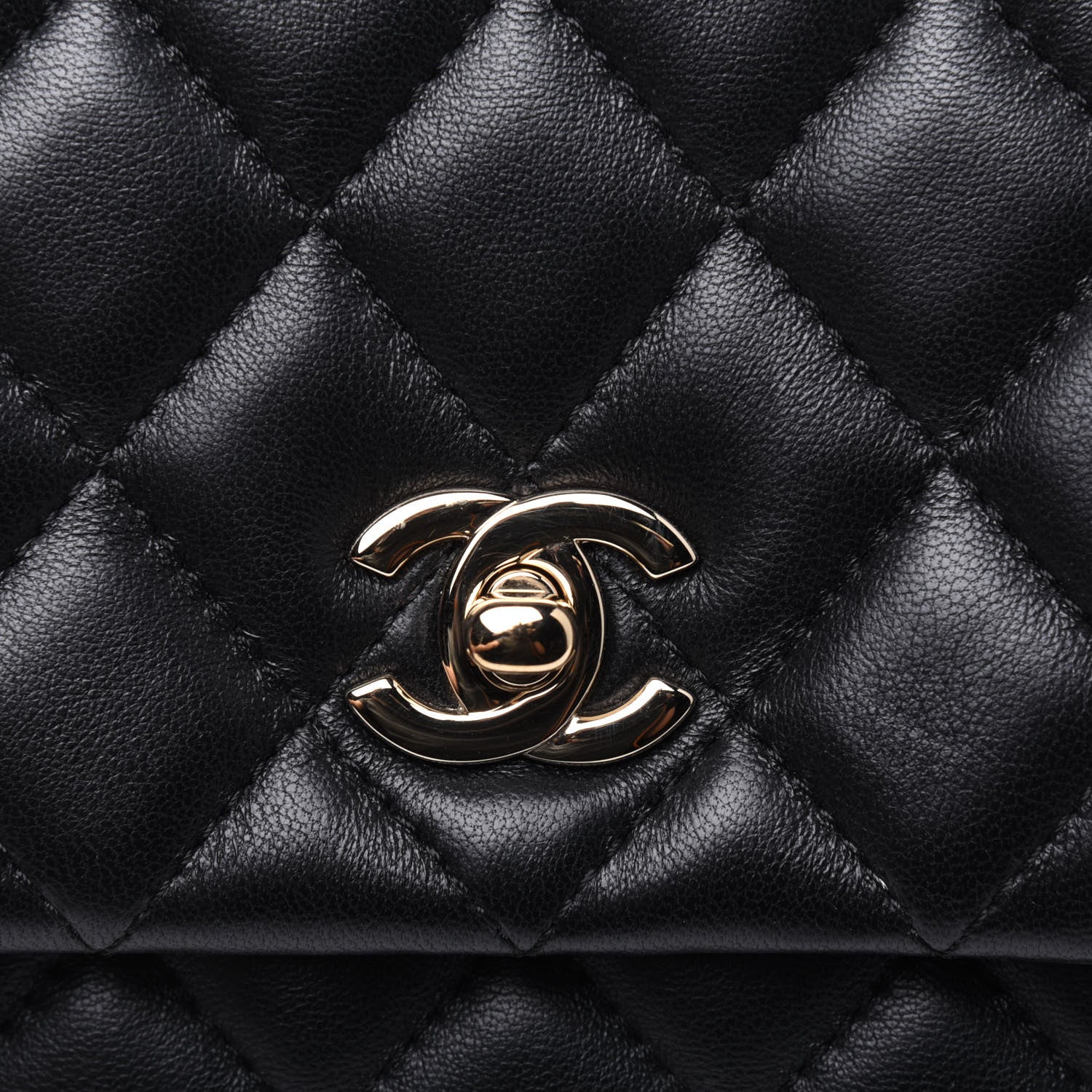 Chanel Lambskin Quilted Fold Up Again Clutch Black 17 of 17