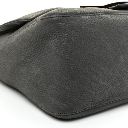Fendi Vitello Savana Big Mama Baguette Grigio Tartaruga Natural 9 of 22