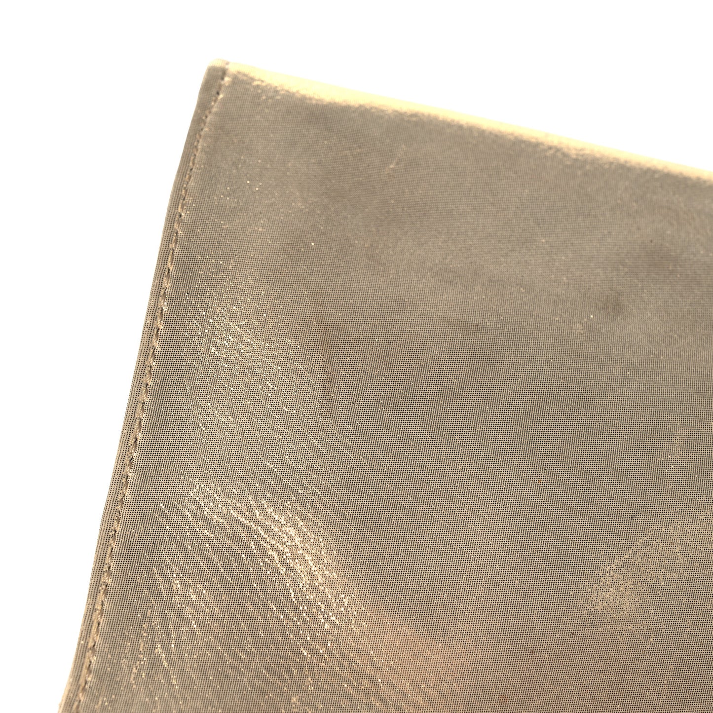 Metallic Calfskin Envelope Clutch Gold