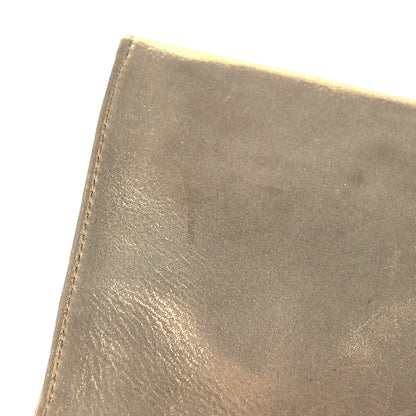 Jimmy Choo Metallic Calfskin Envelope Clutch Gold 12 of 14