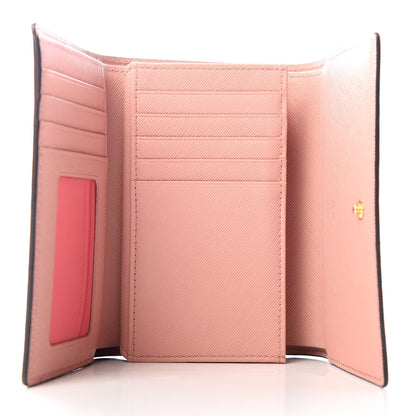 MCM Visetos Rabbit Tri-Fold Wallet Beige 5 of 8