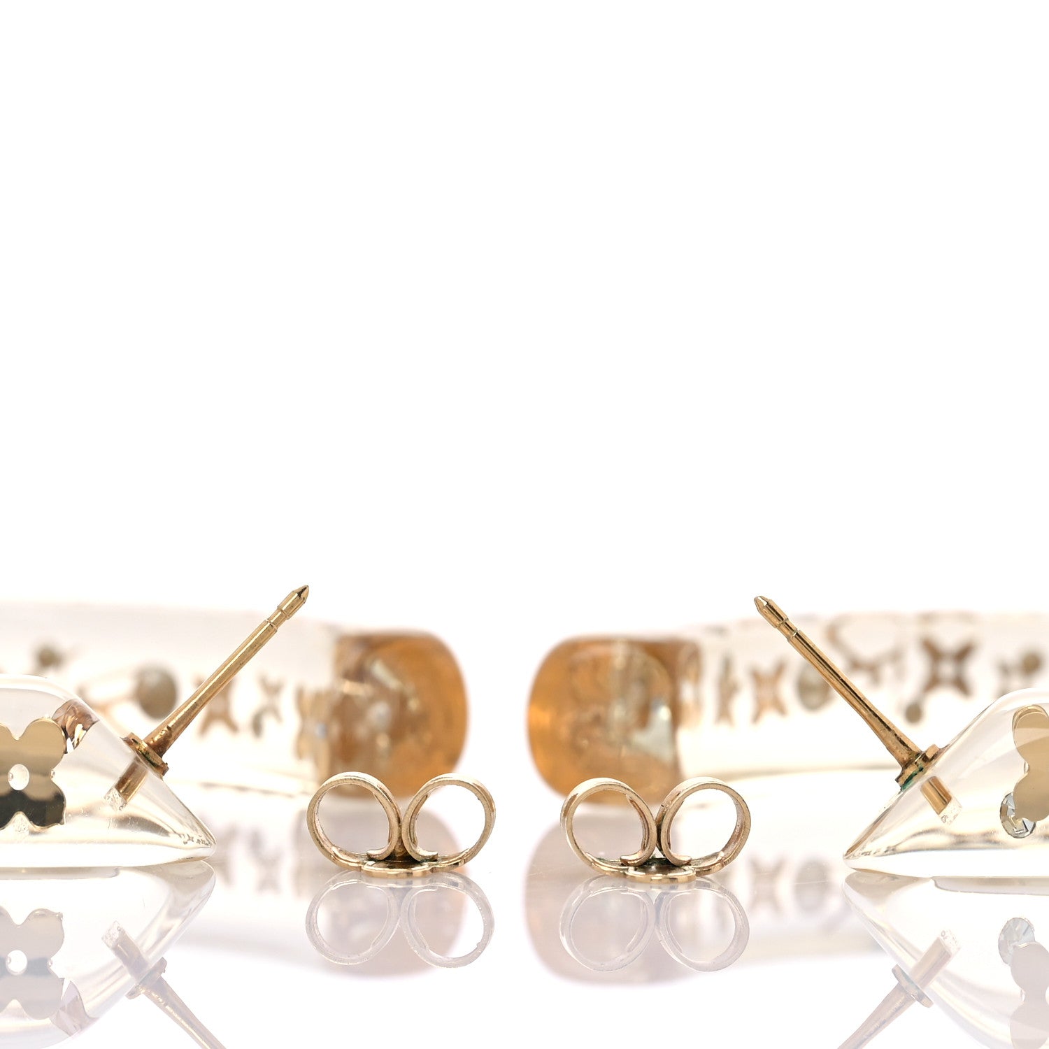 Louis Vuitton Inclusion Hoop Earrings Transparent 6 of 7