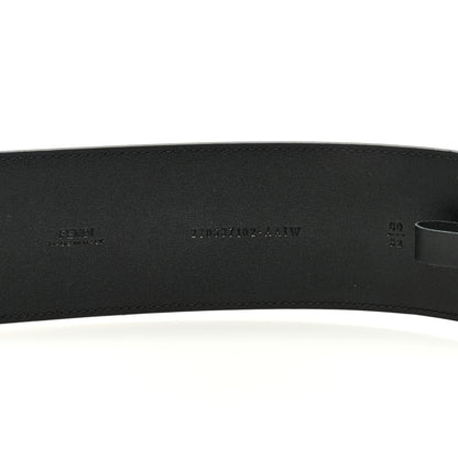 Fendi Vitello Grace FF Buckle Belt 80 32 Black 3 of 4