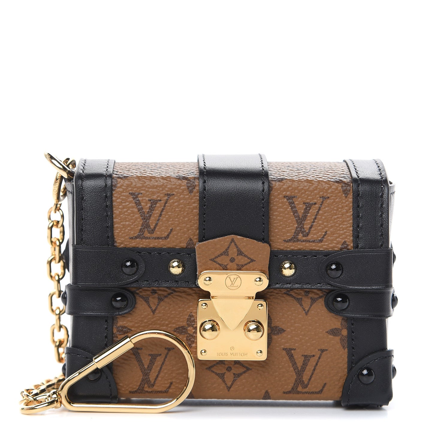 Reverse Monogram Essential Trunk Black