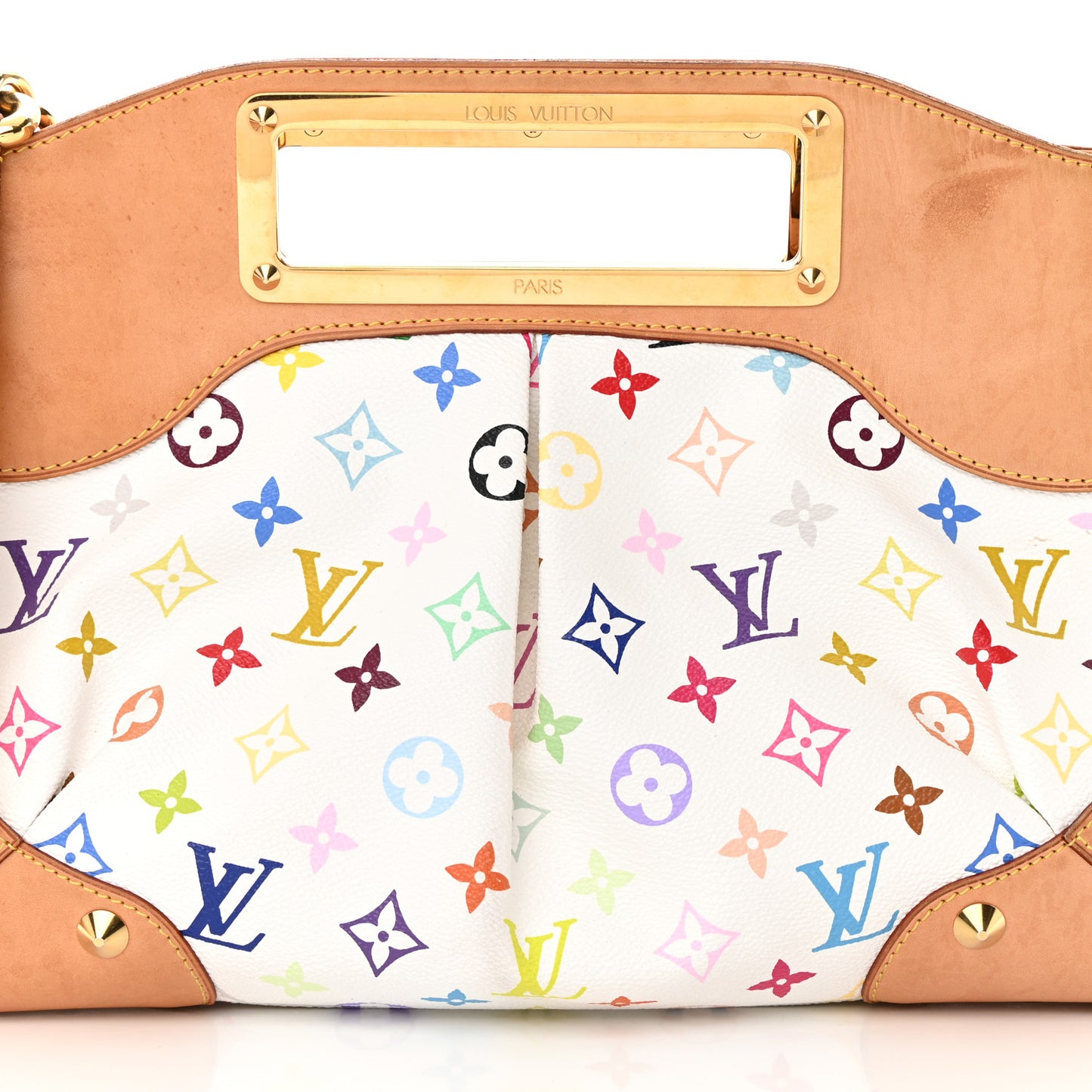 Monogram Multicolor Judy MM White