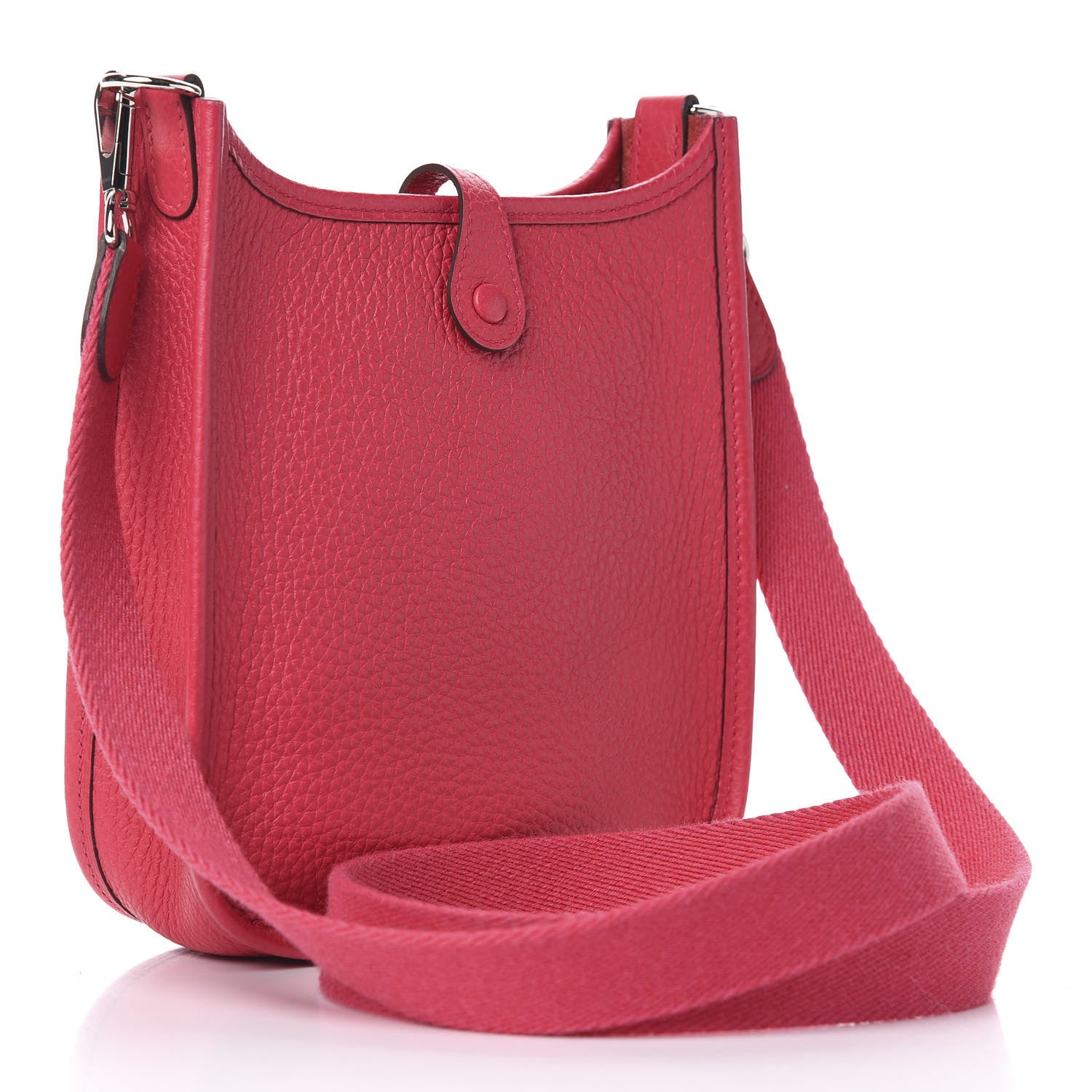 Hermes Taurillon Clemence Evelyne TPM Rose Extreme 3 of 11