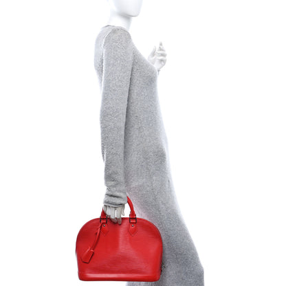 Louis Vuitton Epi Alma PM Coquelicot 2 of 11