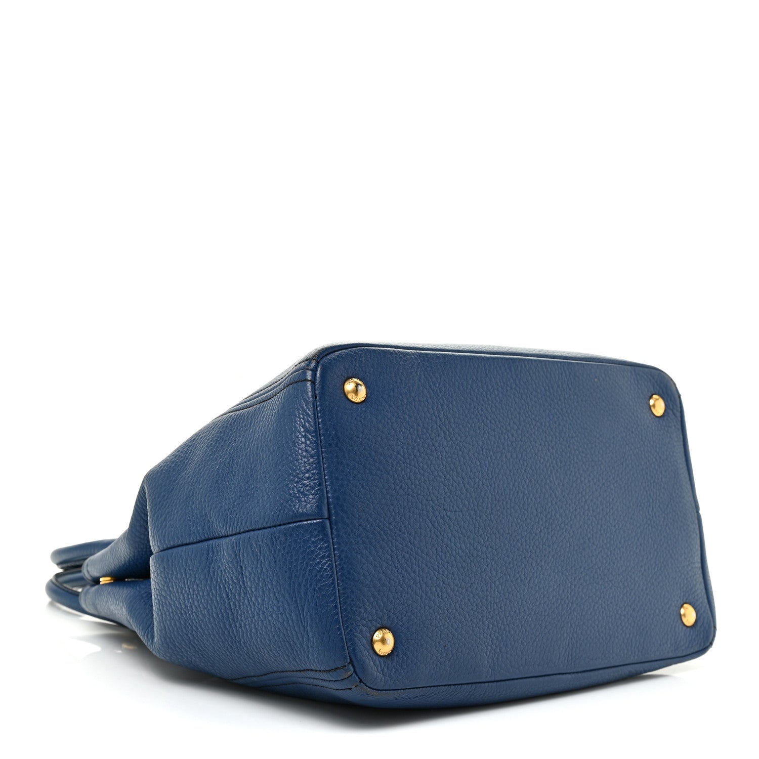 Prada Vitello Daino Tote Cobalto 4 of 15