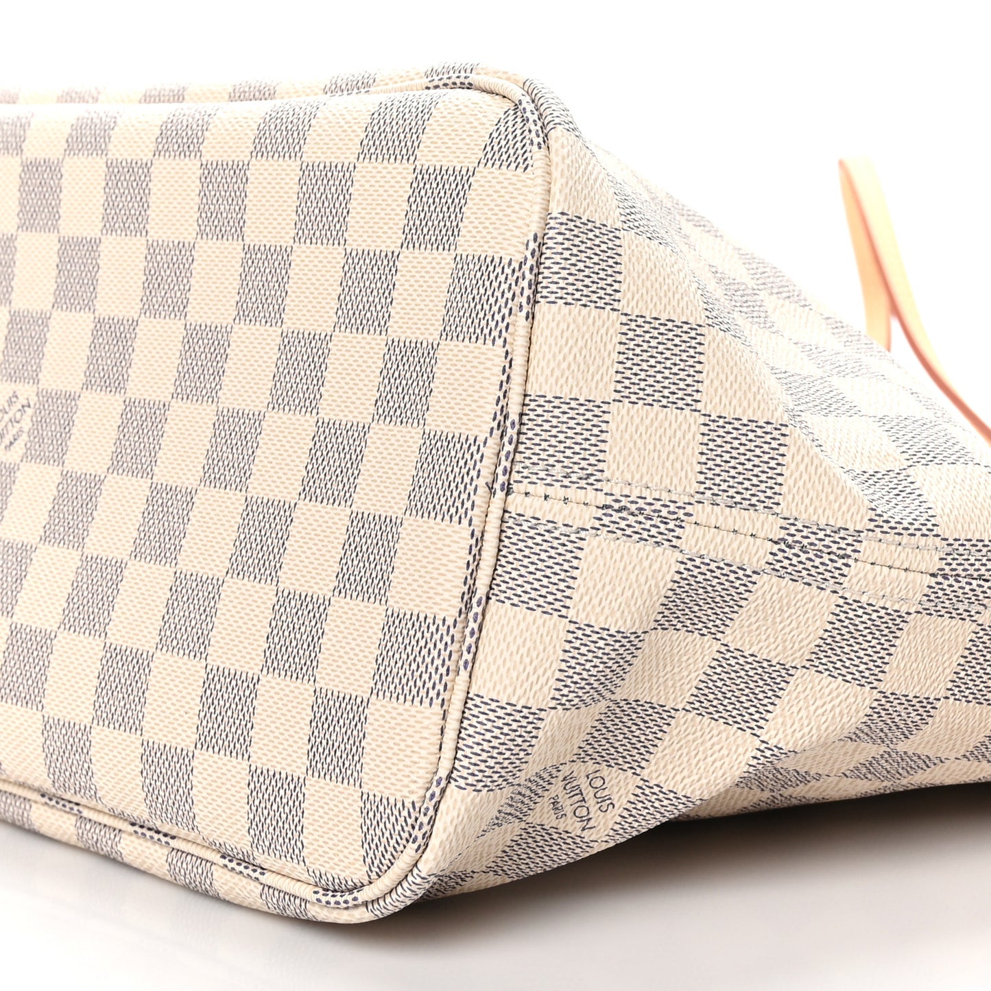 Damier Azur Neo Neverfull MM Rose Ballerine