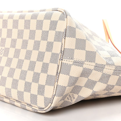 Louis Vuitton Damier Azur Neo Neverfull MM Rose Ballerine 9 of 9