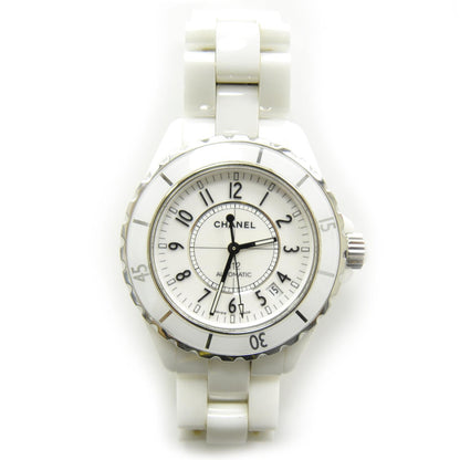 Chanel Stainless Steel Ceramic 38mm J12 Automatic Watch White 1 of 6