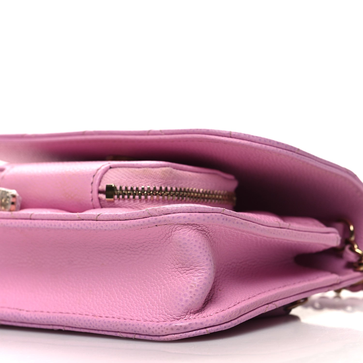 Chanel Caviar Quilted Business Affinity Clutch With Chain Flap Lilac 12 of 15