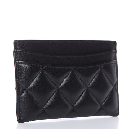 Chanel Lambskin Quilted Card Holder Black 3 of 10