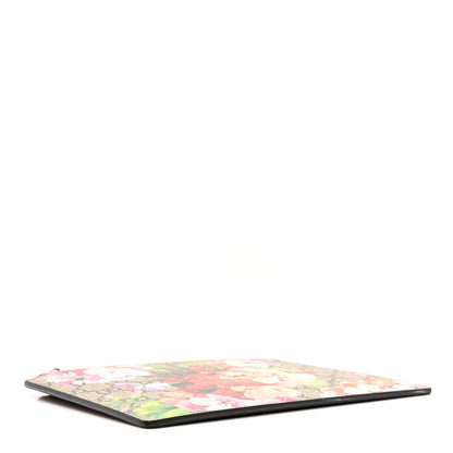 Gucci GG Supreme Monogram Blooms Small Zip Pouch Beige Multicolor Dry Rose 4 of 7
