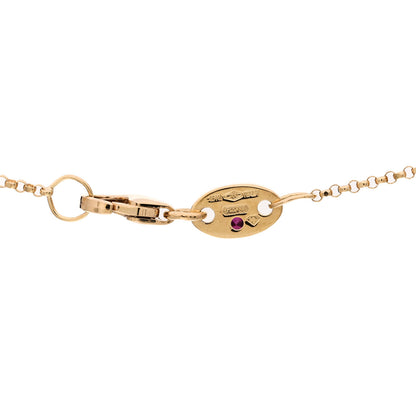 Roberto Coin 18K Yellow Gold Diamond Princess Initial A Pendant Necklace 5 of 6
