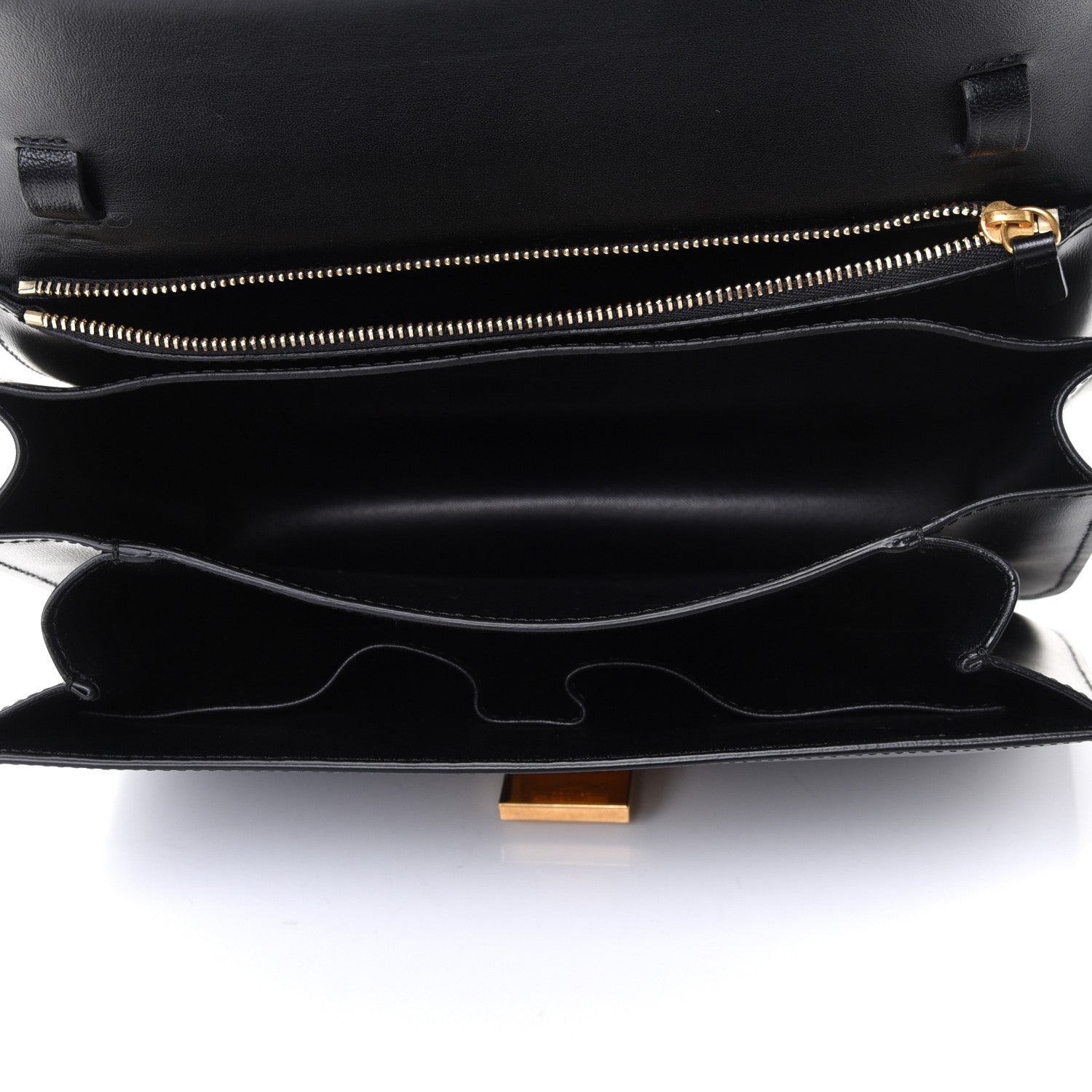 Celine Box Calfskin Medium Classic Box Flap Bag Black 4 of 4