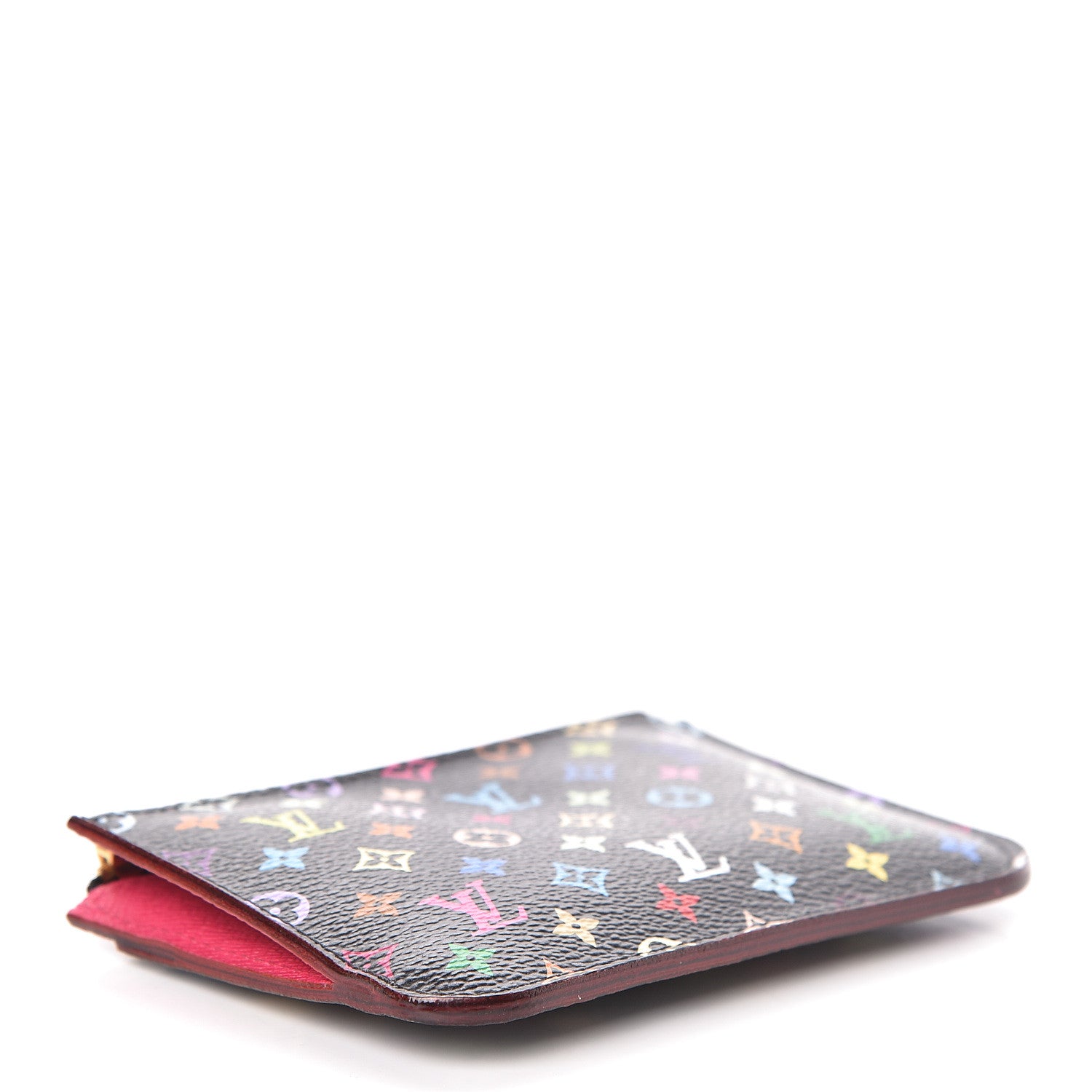 Louis Vuitton Monogram Multicolor Key Pouch Black Grenade 4 of 9