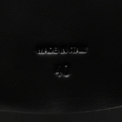 Chanel Calfskin CC Moccasin Loafers 40 Black 9 of 9
