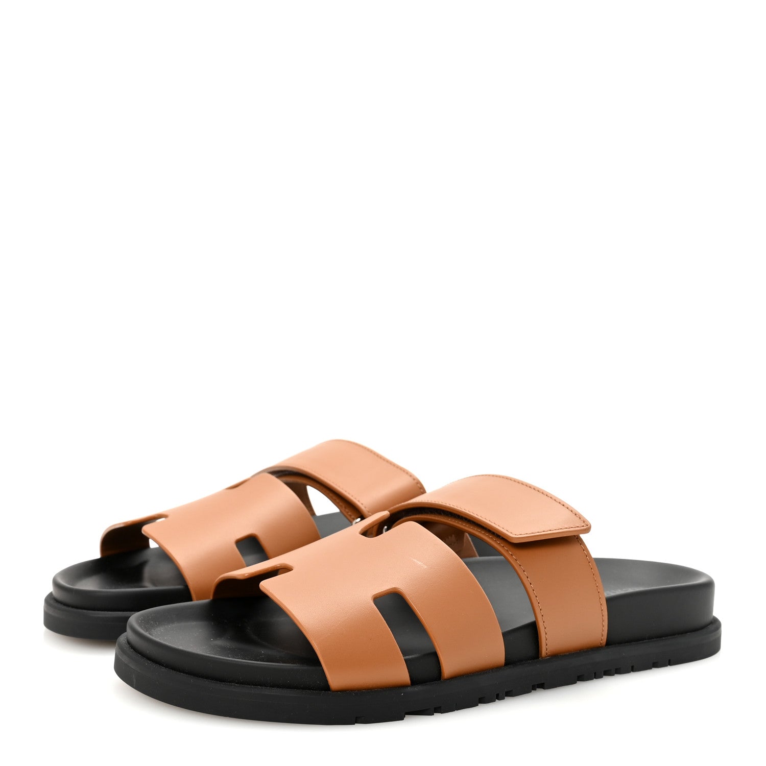 Hermes Calfskin Womens Chypre Sandals 39 Naturel 4 of 10