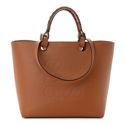 Loewe Smooth Calfskin Small Anagram Tote Tan 1 of 10