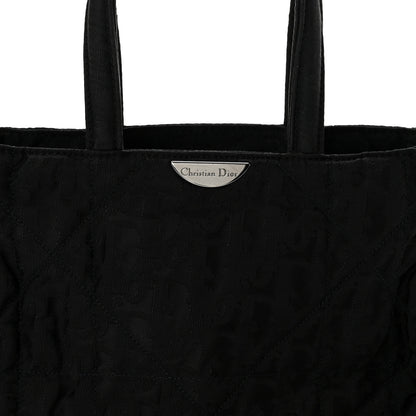 Christian Dior Nylon Cannage Panarea Tote  Black 8 of 12