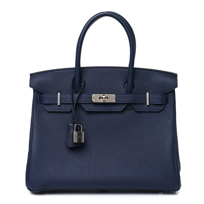 Hermes Togo Birkin 30 Bleu Nuit 1 of 11