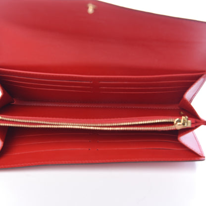 Louis Vuitton Vernis Sarah Wallet NM Cherry 5 of 7