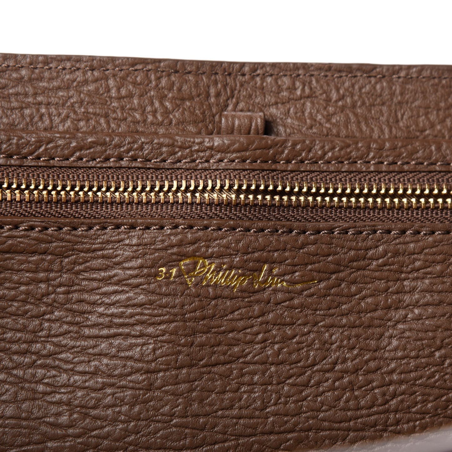 Textured Calfskin Large Pashli Satchel Taupe