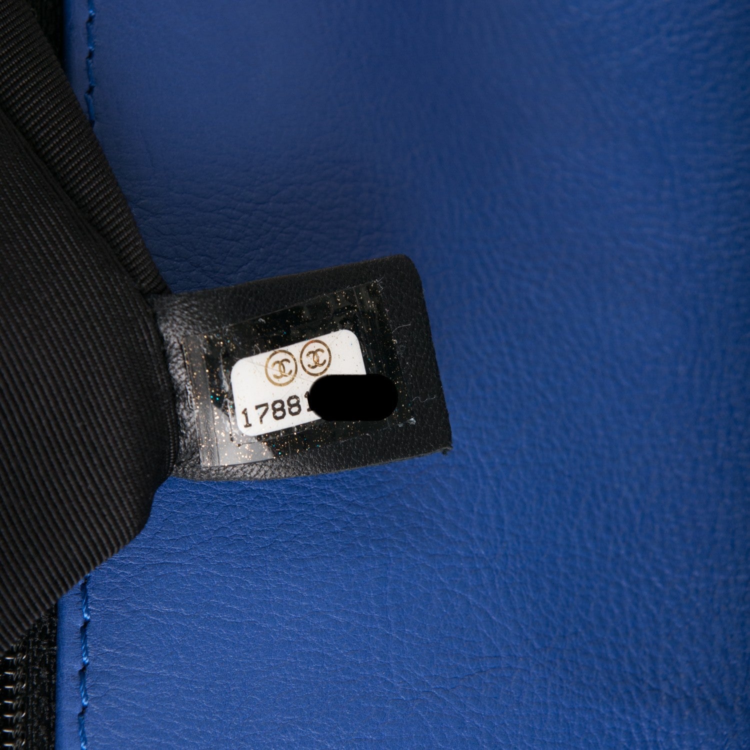 Chanel Calfskin Quilted Large Boy Flap Dark Blue 8 of 8