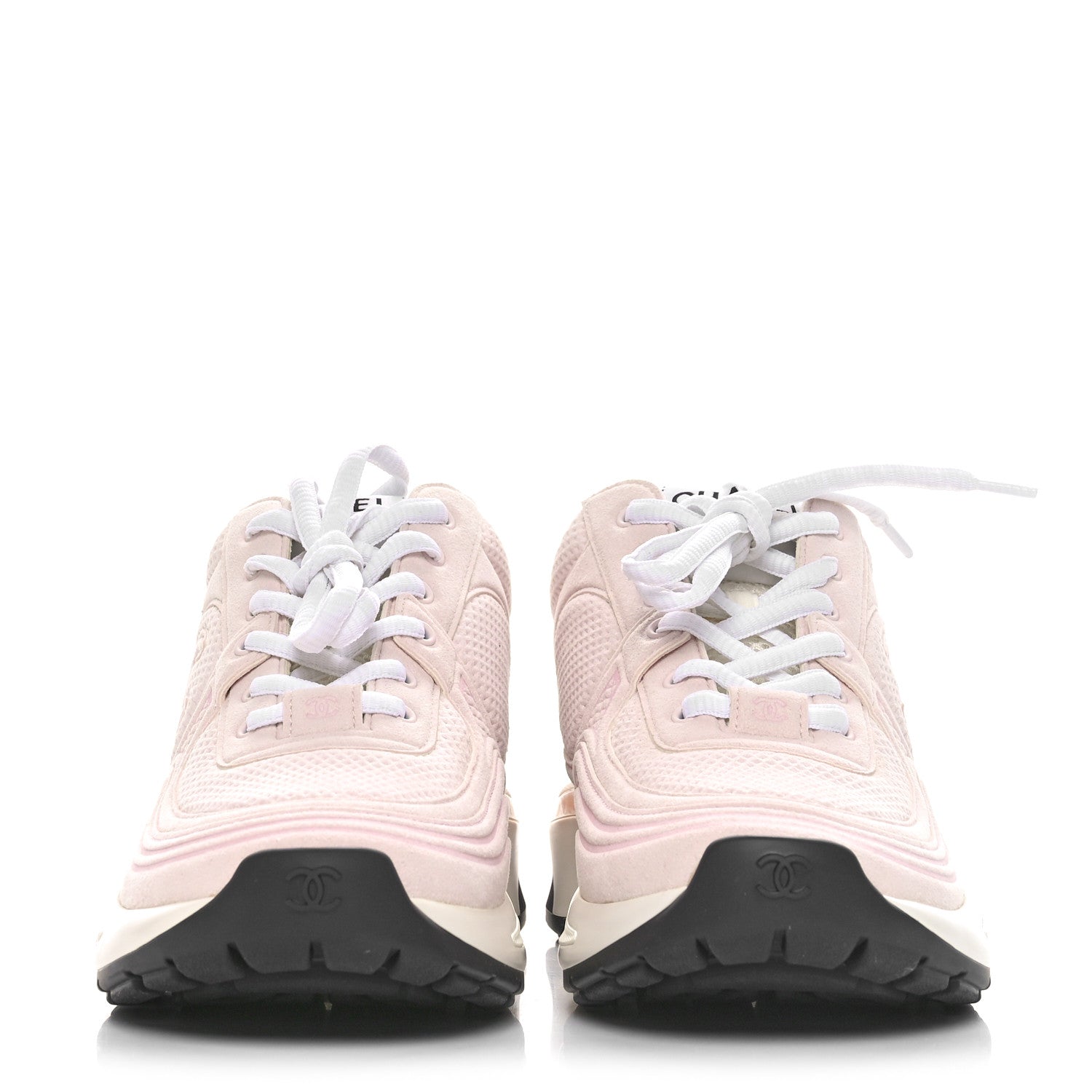 Chanel Fabric CC Womens Sneakers 36 Light Pink 2 of 8