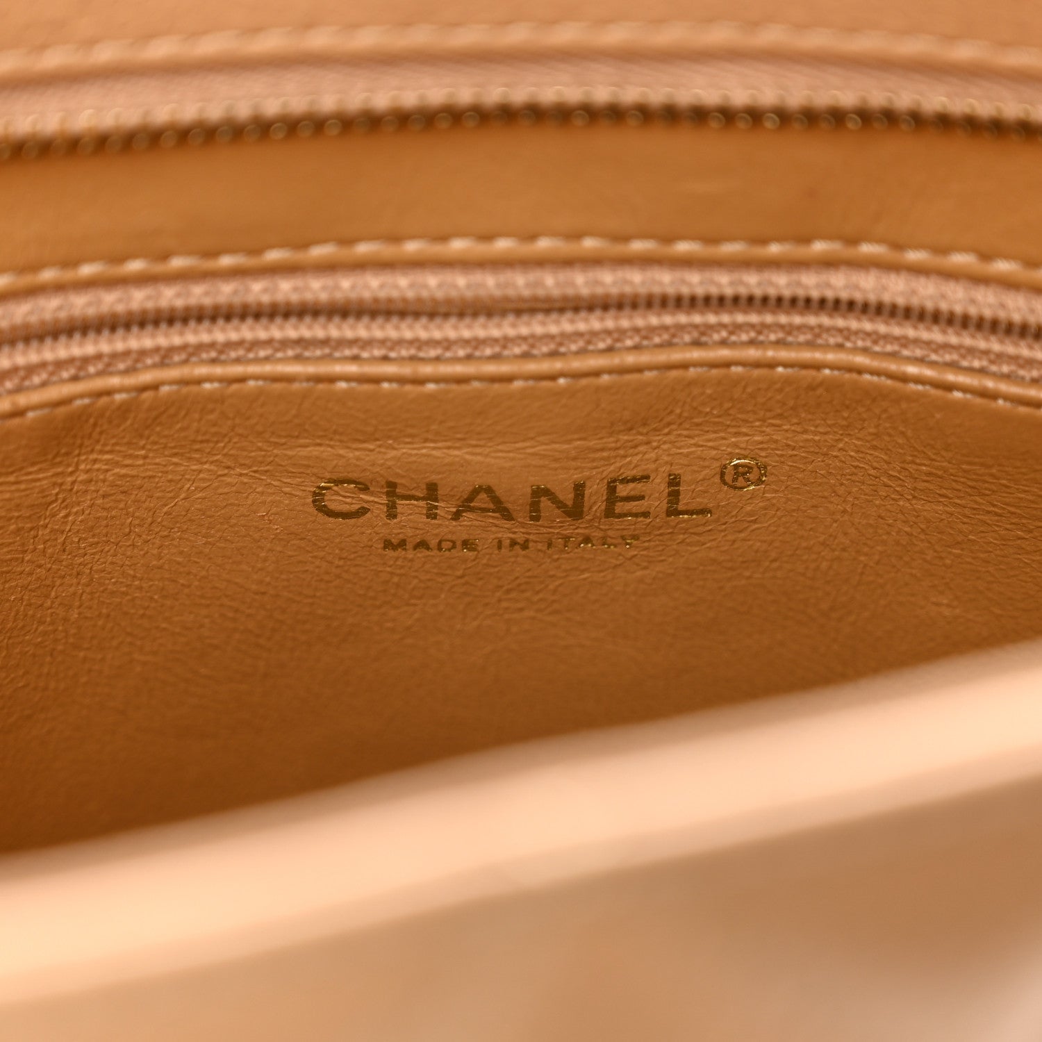 Chanel Caviar Quilted Medallion Tote Beige 6 of 10