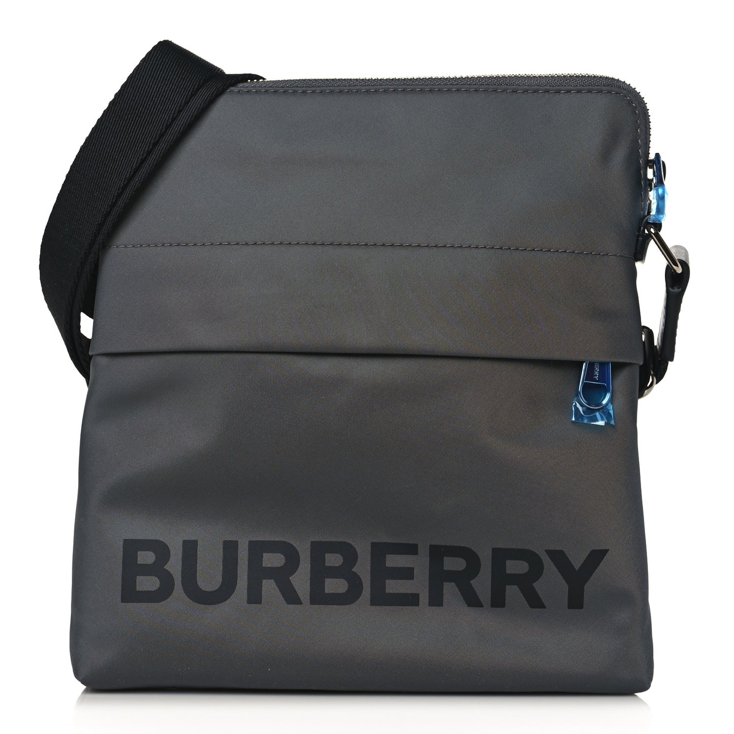 Nylon Neo Crossbody Bag Charcoal Grey