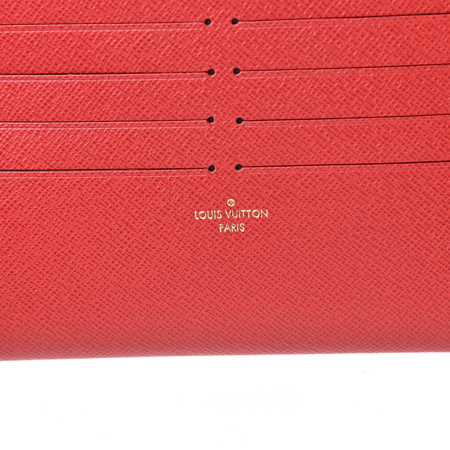 Calfskin Felicie Card Holder Insert Cherry