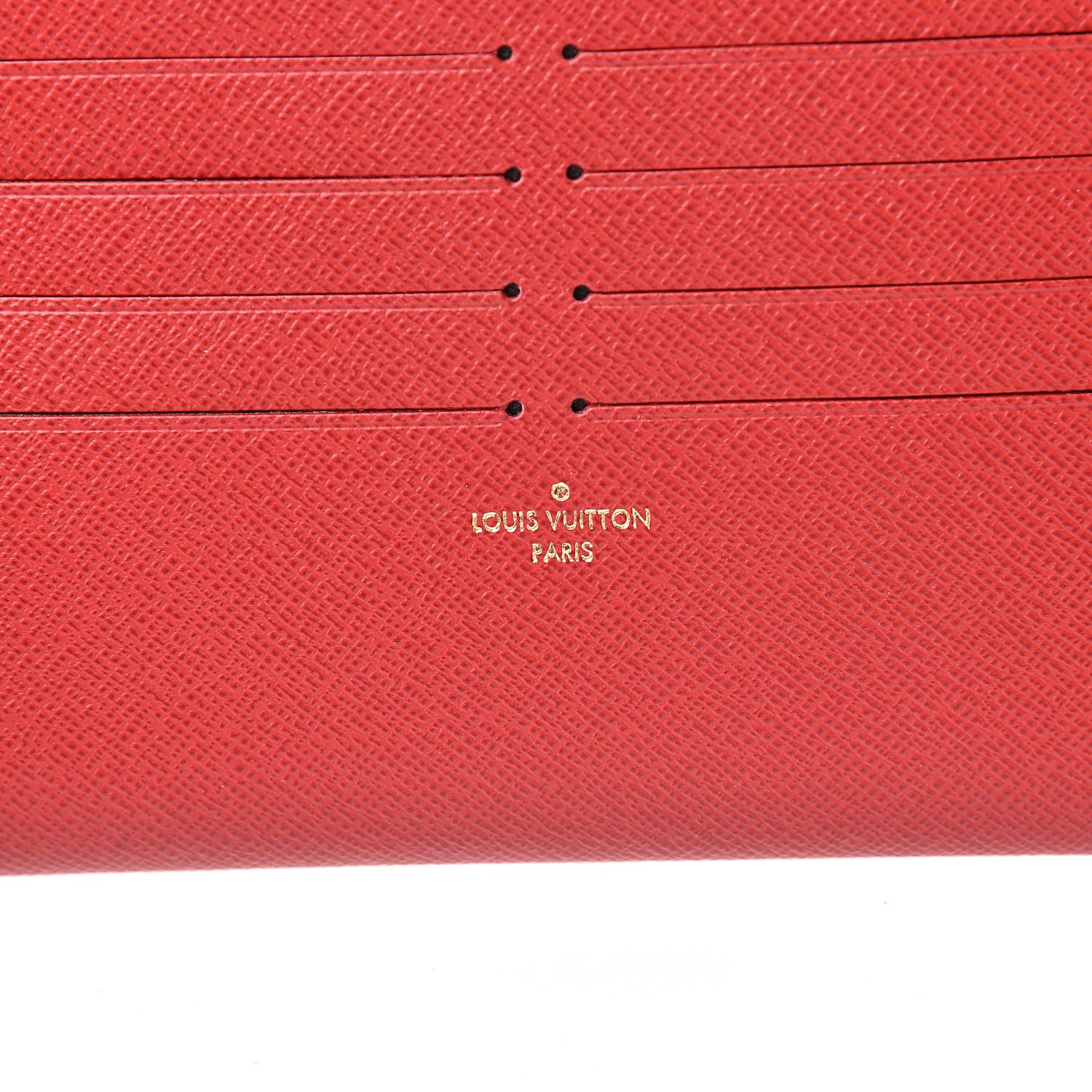 Louis Vuitton Calfskin Felicie Card Holder Insert Cherry 6 of 6