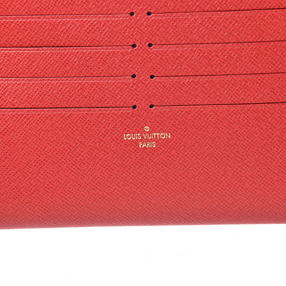 Louis Vuitton Calfskin Felicie Card Holder Insert Cherry 6 of 6