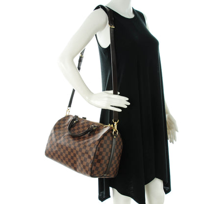 Louis Vuitton Damier Ebene Speedy Bandouliere 30 2 of 8