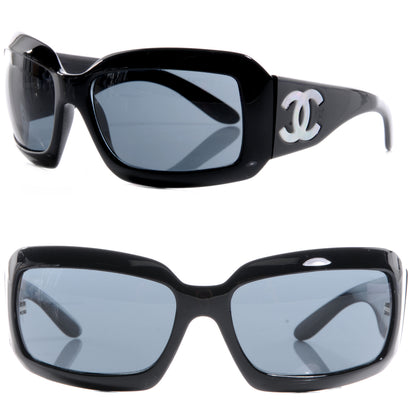 Chanel Mother of Pearl CC Sunglasses 5076-H Black 1 of 4