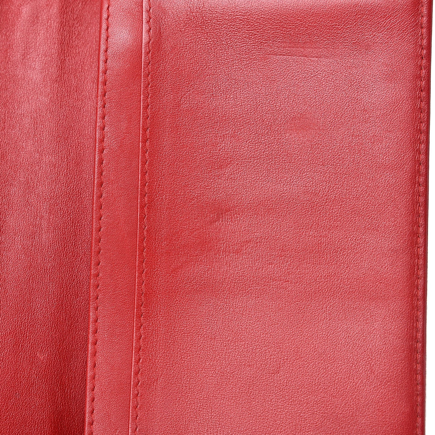 Chanel Caviar Timeless CC Yen Wallet Red 15 of 17