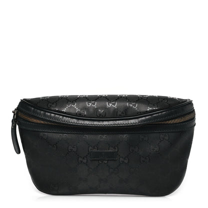 Gucci Imprime Monogram Belt Bag Black 1 of 10