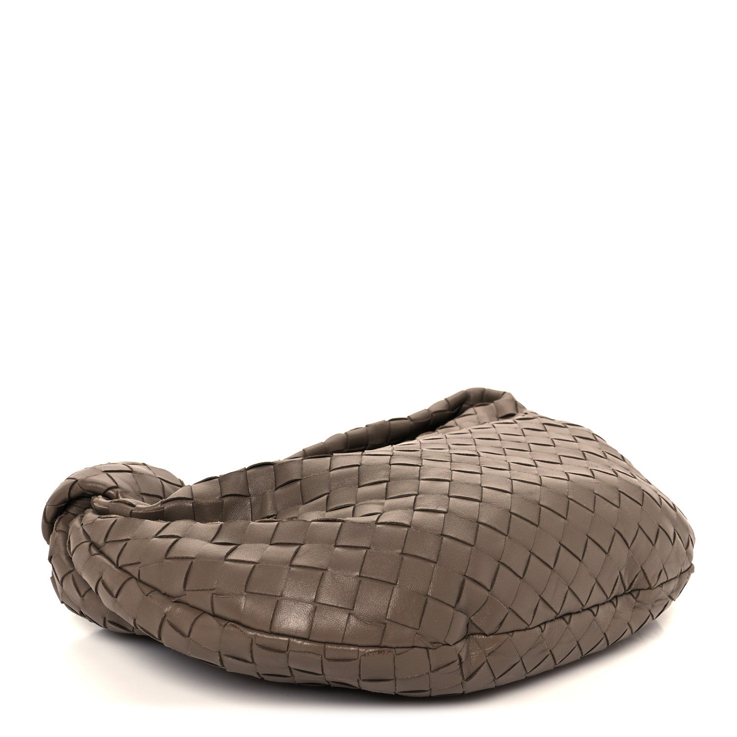 Bottega Veneta Nappa Intrecciato Teen Jodie Hobo Dark Taupe 4 of 11