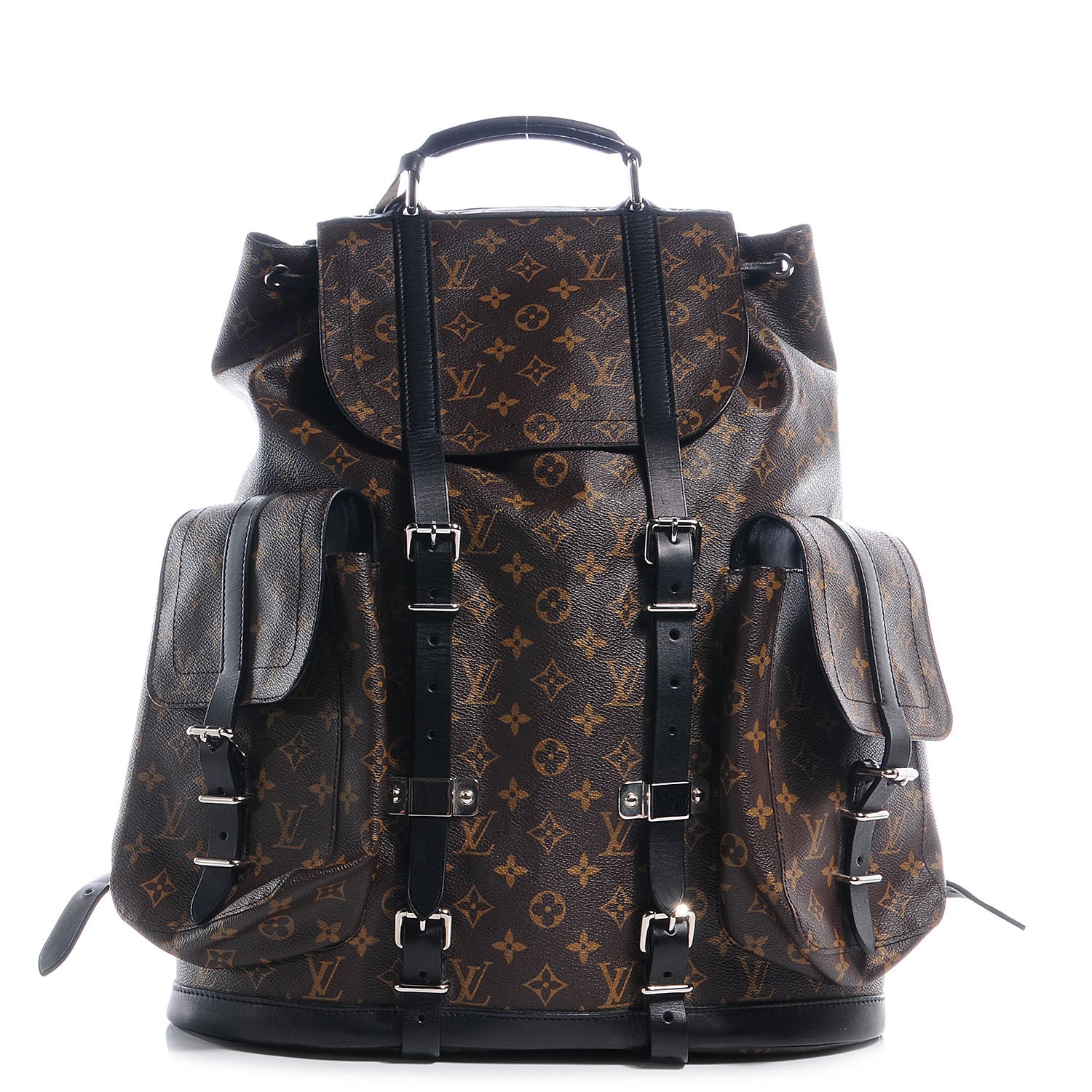 Louis Vuitton Monogram Macassar Christopher Backpack 1 of 7