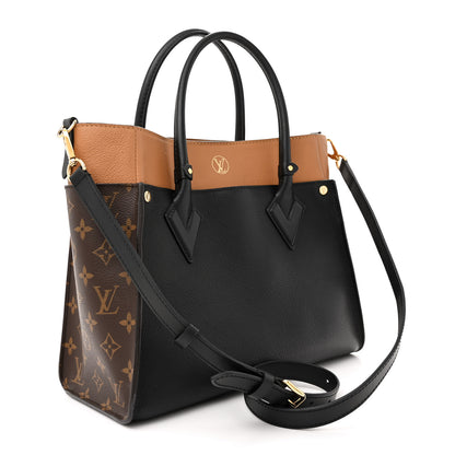 Louis Vuitton Calfskin Monogram On My Side Black 3 of 12