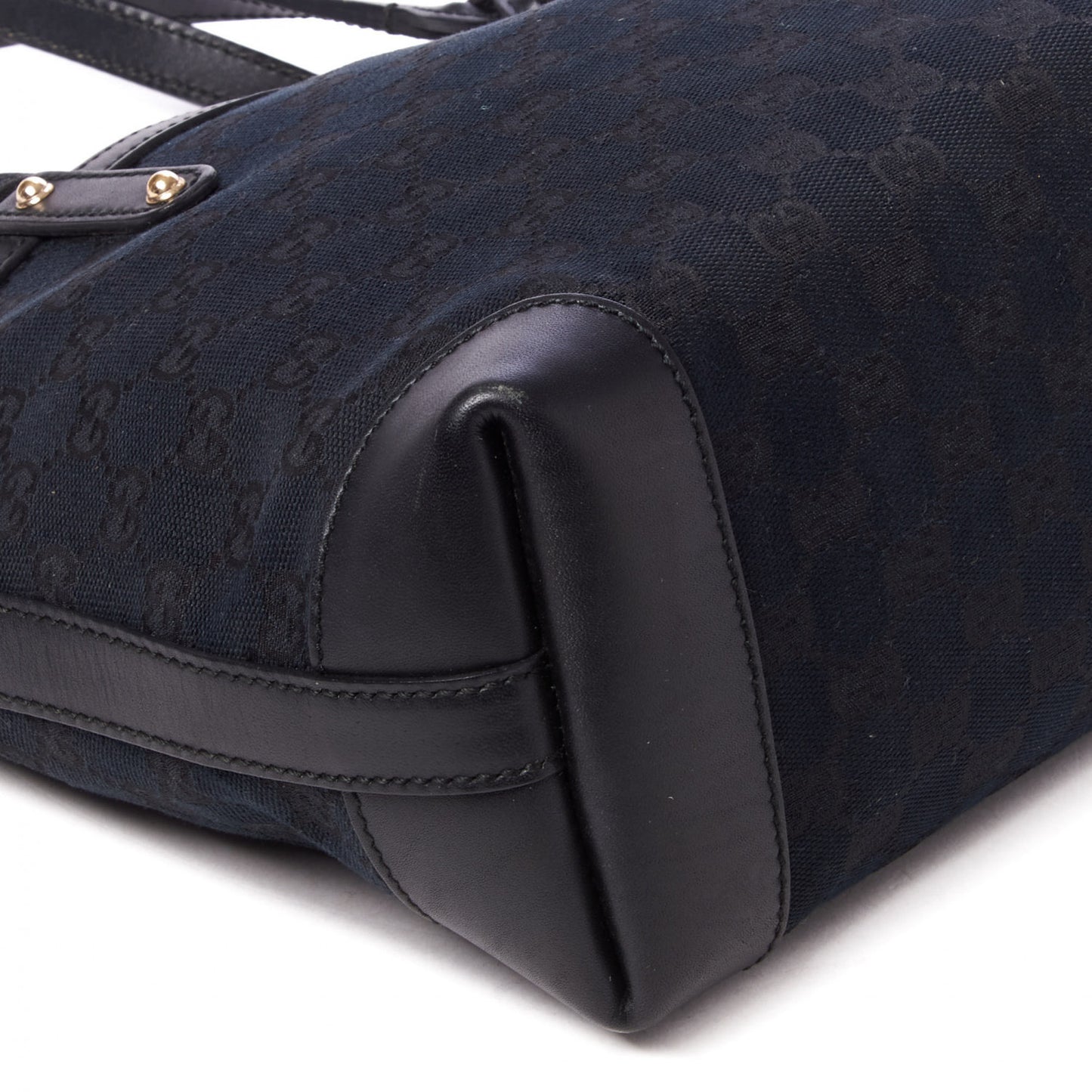 Monogram Small Craft Tote Black